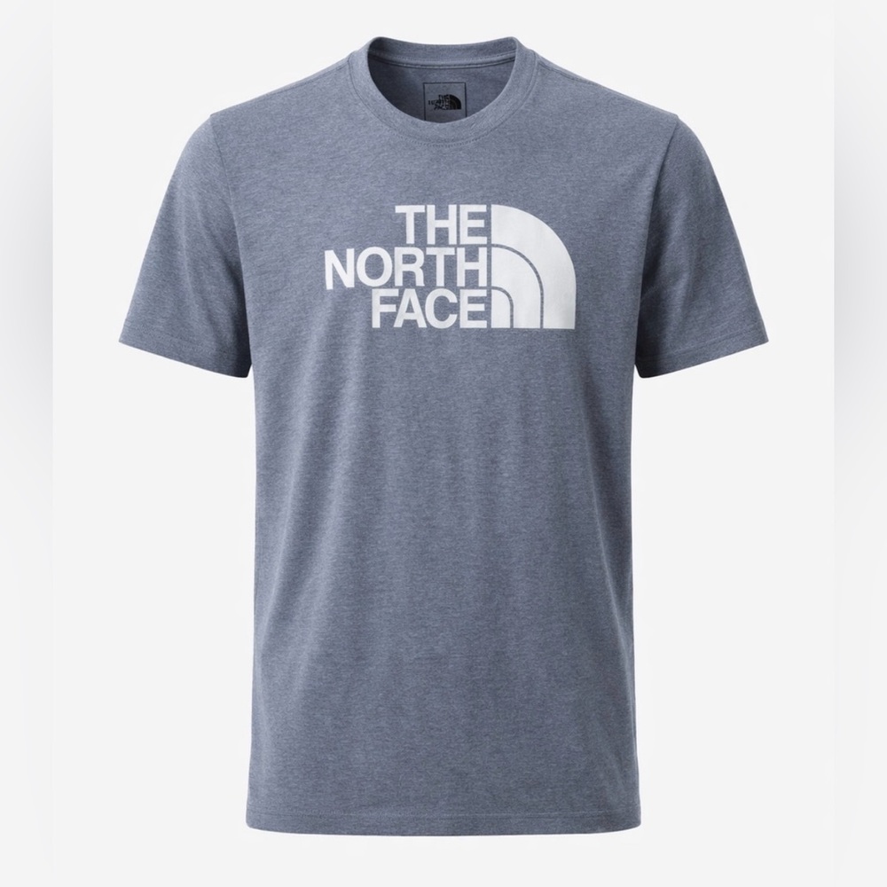 The North Face Gray/White T-Shirt Sz Medium